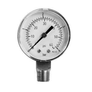 Pressure Gauge 63mm Radial M1/