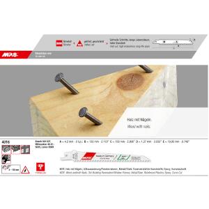 2PCS R/SAW BLD BIM 150MM 6TPI 