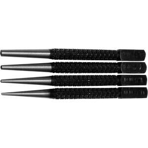 Nail Punches, 4 Pcs, Dia. 0.8–