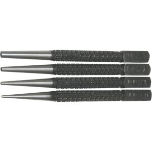 Nail Punches, 4 Pcs, Dia. 0.8–