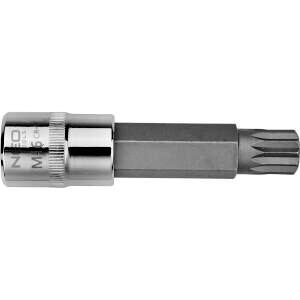 Spline Bit On Socket, 1/2", So