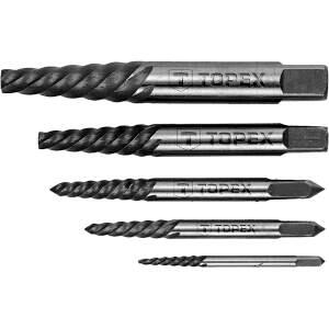 Screw Extractors, 5 Pcs Set, D