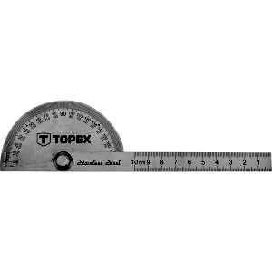 Protractor With Ruler, 100 mm,