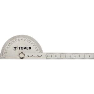 Protractor With Ruler, 100 mm,