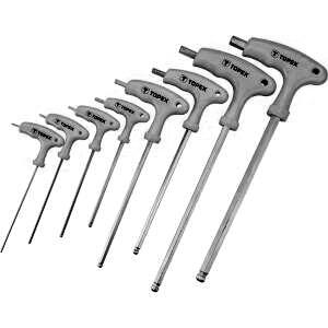 T Handle Hex Keys, 2–10 mm, 8 