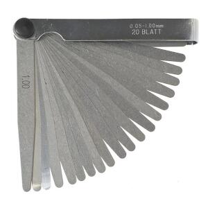 Feeler Gauge, 20 Leaves