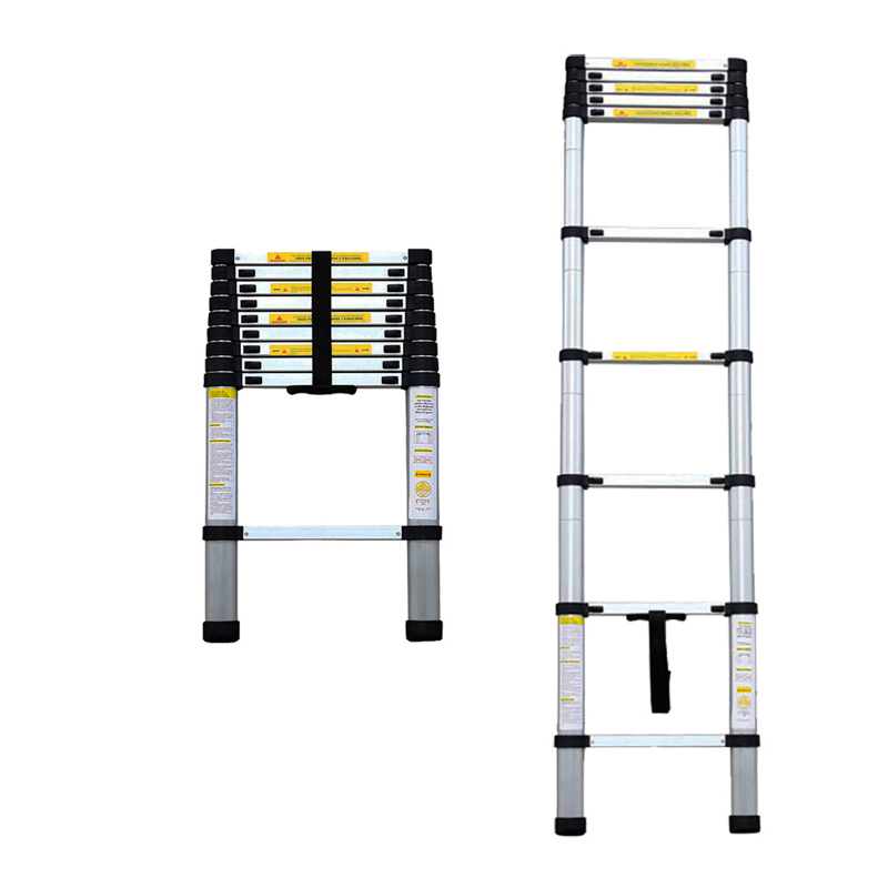 Bhl7010 Is An Aluminum Telescopic Ladder With 10 Stairs
