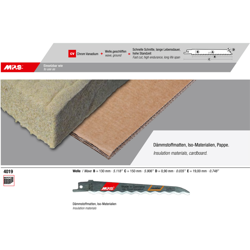 2Pcs R/saw Bld 150Mm Special Insulation