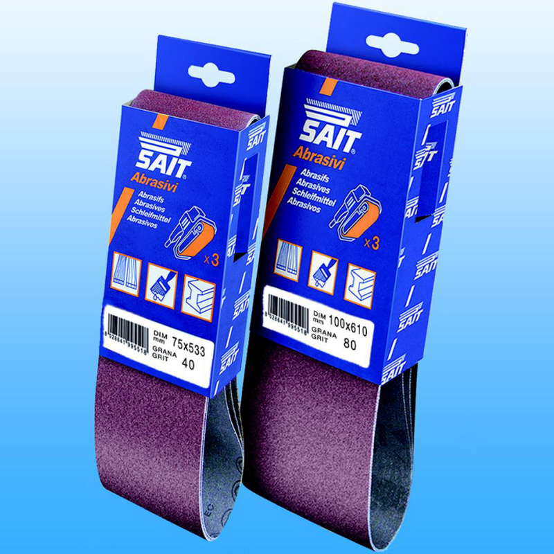 Sanding Belts 3x42.24 Inch K80 Grit - 5 Pack Wood & Steel Sanding | Makita Quality