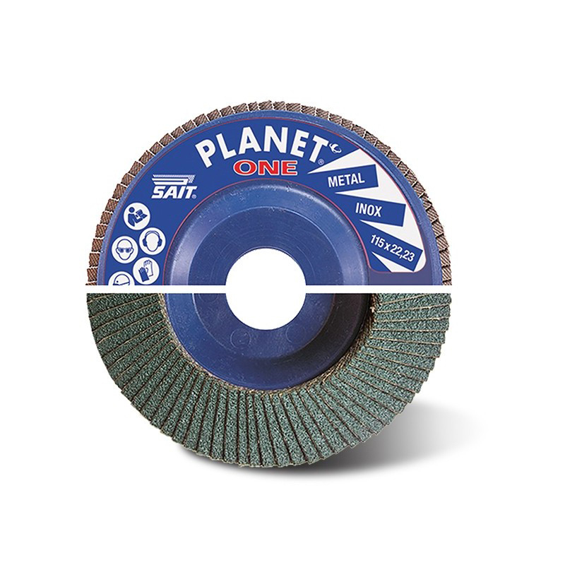 Zirconia Laminate Disc, Sait, Grain 120, One, 115 Stainless