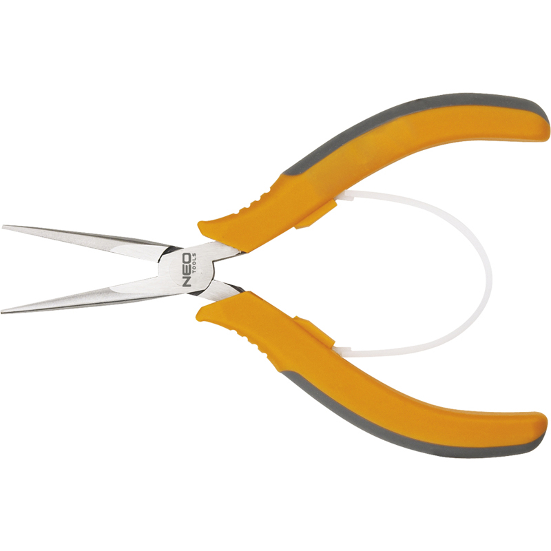 Precision Long Nose Straight Pliers 130 Mm, Nylon Spring