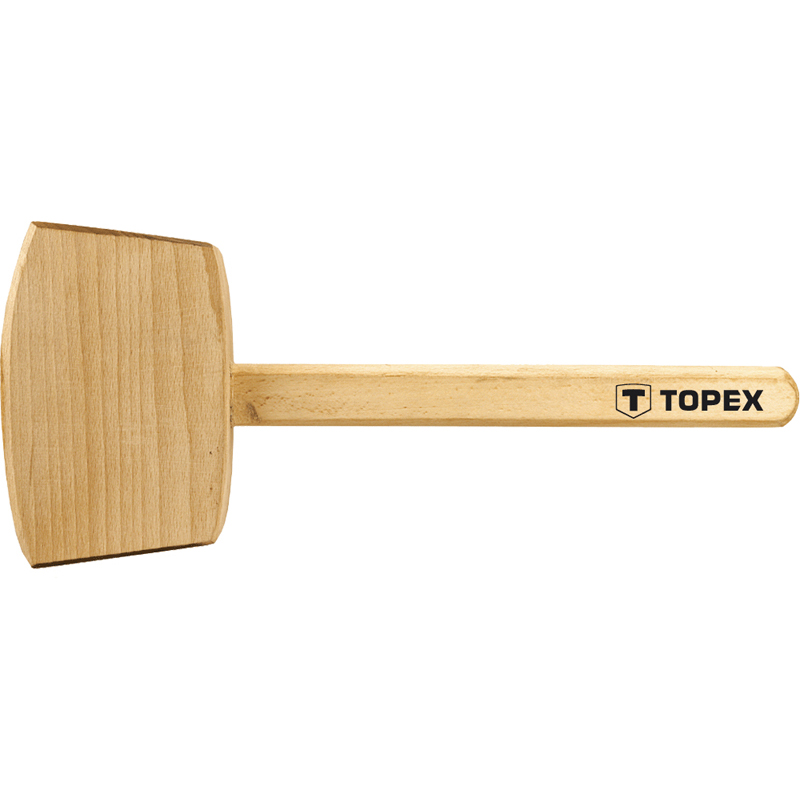 Wooden Mallet 500 G, Wooden Handle, Length 315 Mm