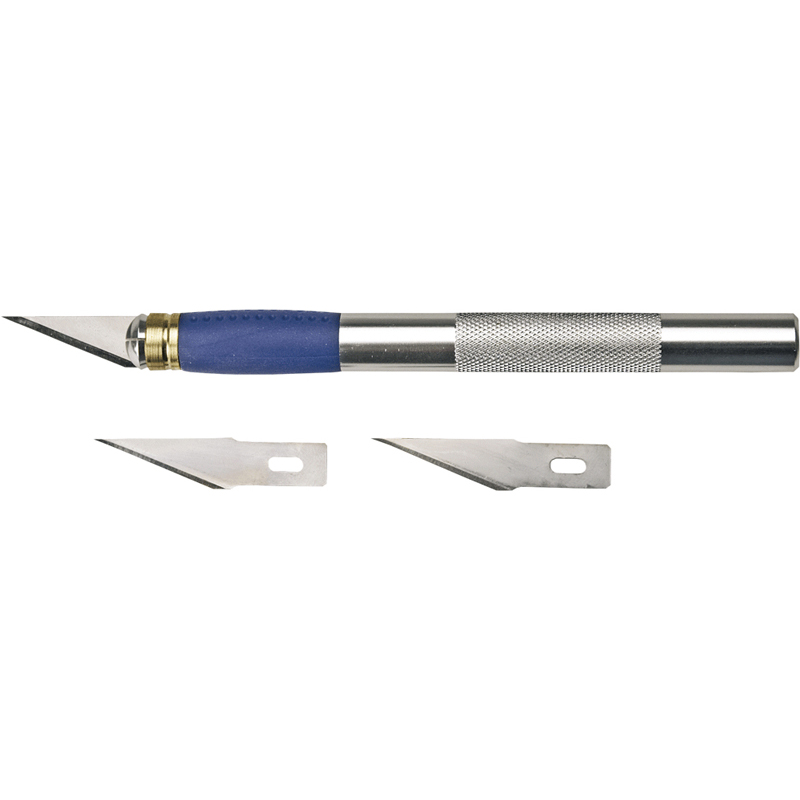 Precision Knife, 3 Blades, Length 155 Mm, Metal Handle