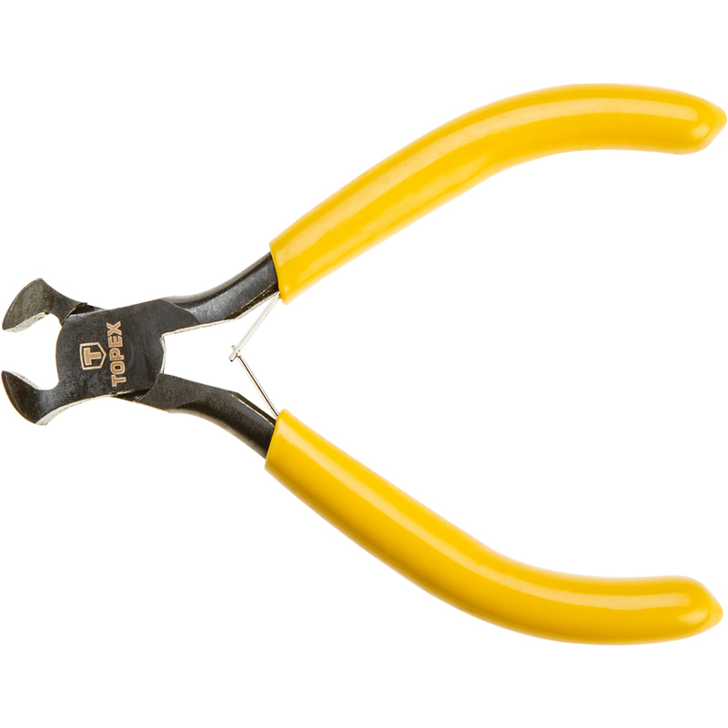 Precision End Cutting Pliers, 105 Mm, Elastic Handle Coating, Spreader