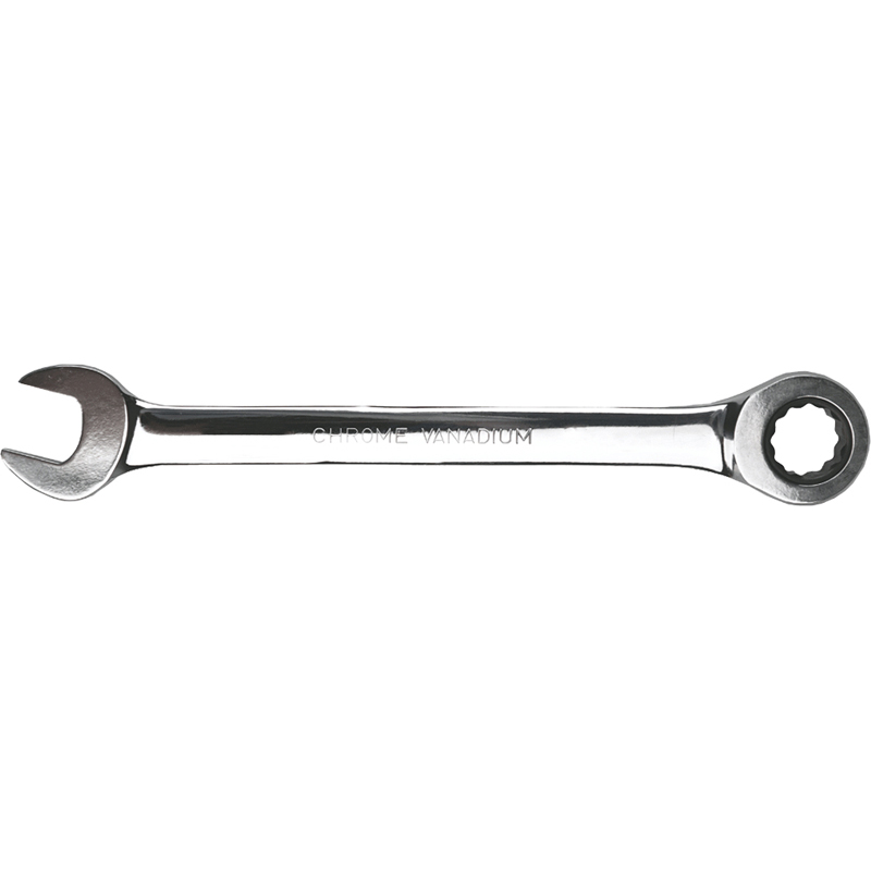 Combination Spanner With Ratchet, Ratchet Mechanism With 48 Teeth, Crv Steel