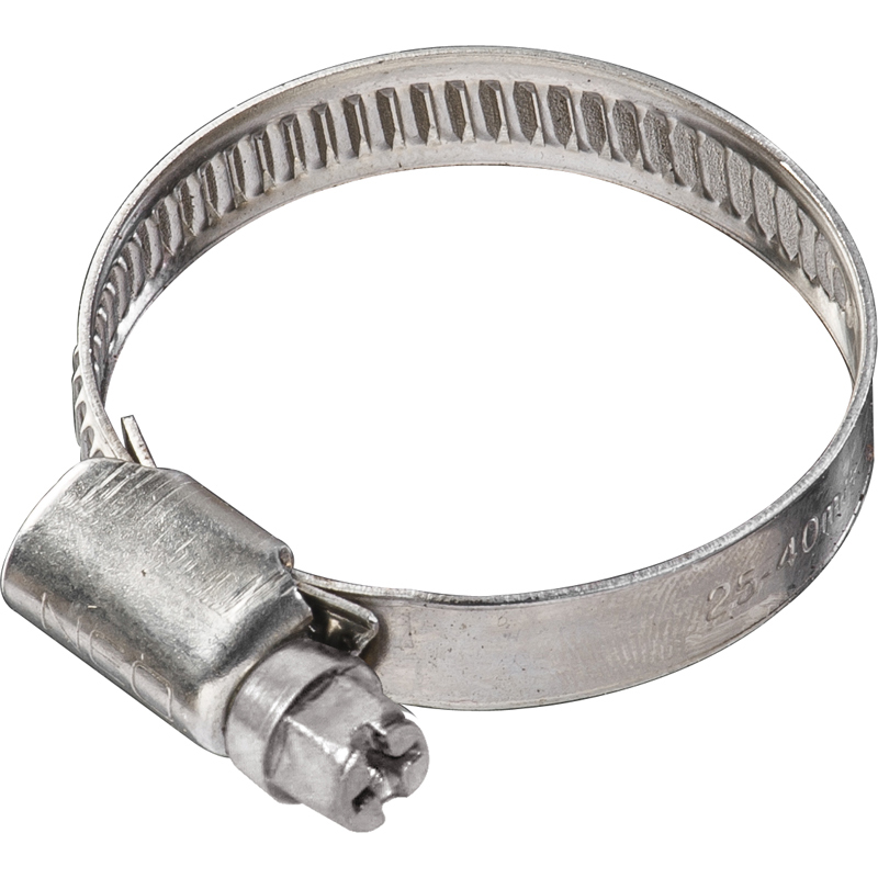 Worm Drive Hose Clamp, W2, 9 Mm