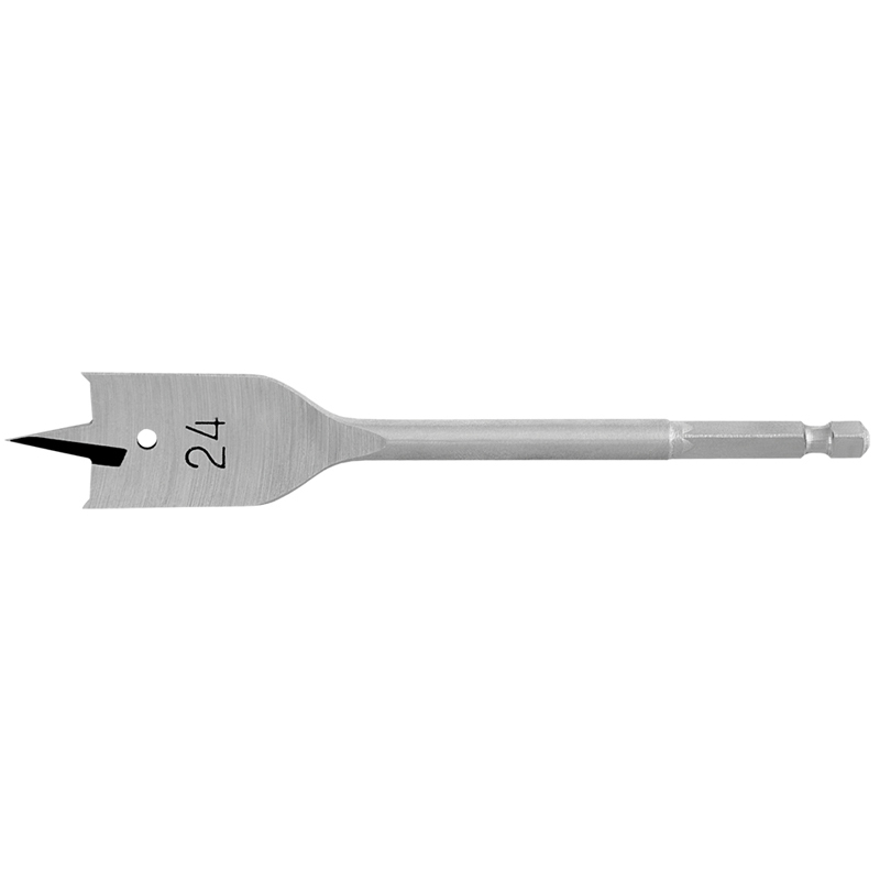 Wood Spade Drill Bit, Length 152 Mm, Hardened Blade, Quick Change
