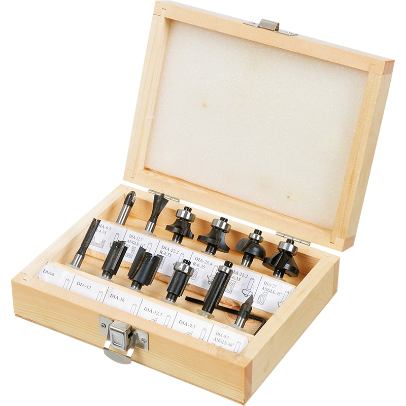 Router Bit Set 12Pcs 8Mm