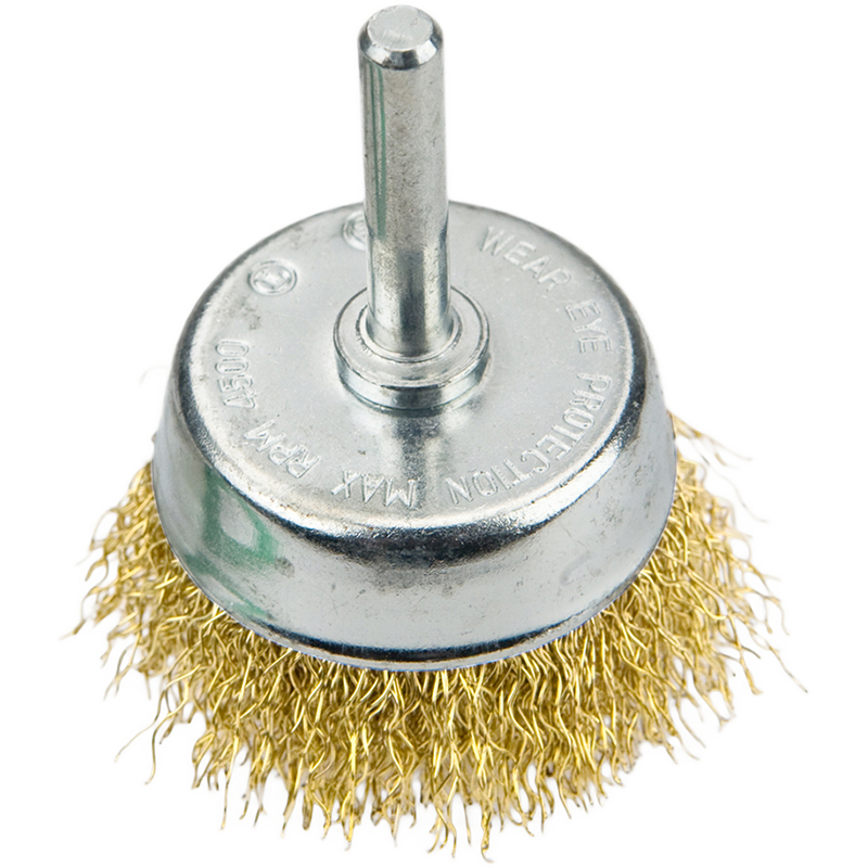 Cup Brush 50 Mm With Shaft Crimped