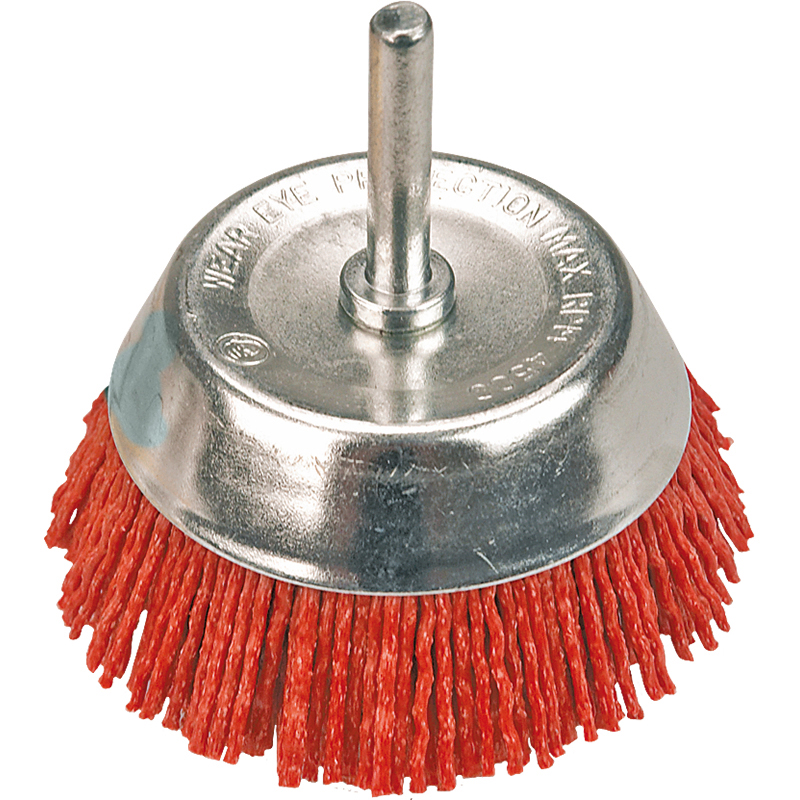 Abrasive Cup Brush With Shaft 75 Mm