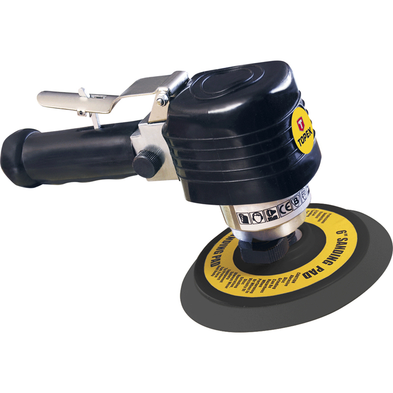 Pneumatic Orbital Sander, 150 Mm, 9 000 Rpm, Working Pressure 68 Bar