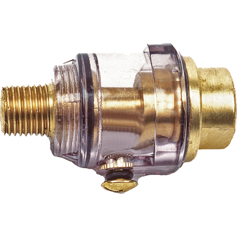 Oiler For Pneumatic Tools, Mini, 1/4", Transparent Case