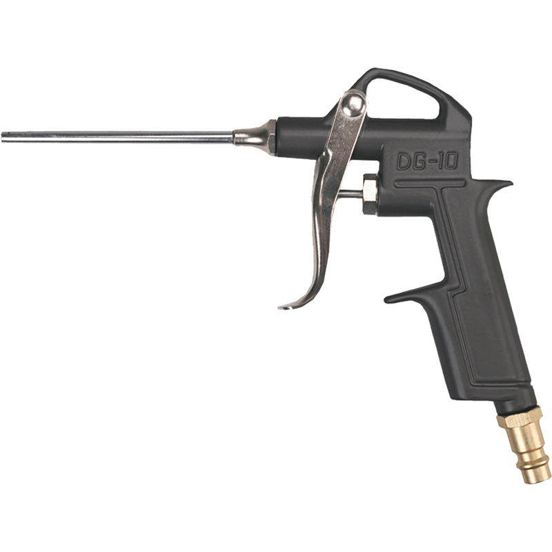 Air Blow Gun, Long, Nozzle 93 Mm, Maximum Pressure 12 Bar, Ce